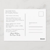 Decking New Halls Weihnachten Wir haben Foto versc Postkarte (Rückseite)