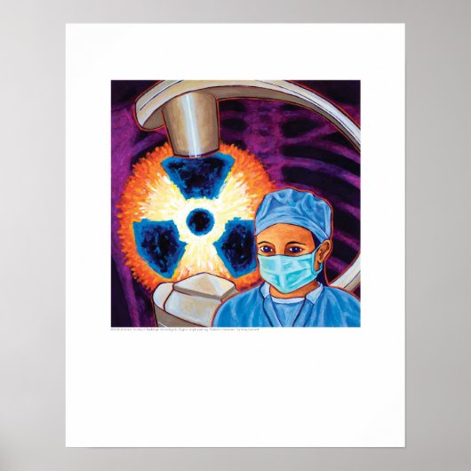 Deckkunst - Strahlungsmaßnahmen - Lambert Poster (Vorne)