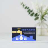 Decklappen auf dem kreativen Wasser Visitenkarte (Stehend Vorderseite)