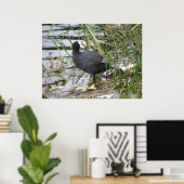 Deckmantel auf dem Riverbank-Poster Poster (Heimbüro)