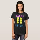 Decks, Docks und Flip-Flops Sommerdesign T-Shirt (Vorne ganz)