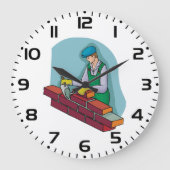 Deckschicht Große Wanduhr (Vorderseite)