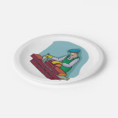 Deckschicht Pappteller (Schrägansicht)