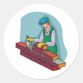 Deckschicht Runder Aufkleber (Vorderseite)