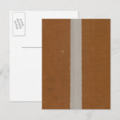 deckt die Weltgeographie ab Postkarte (Vorne/Hinten)