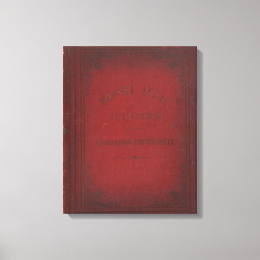 deckt Nouvel Atlas ab Leinwanddruck (Vorderseite)