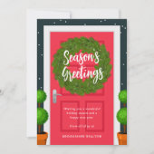 Deckte Tor Business-Urlaubskarte Feiertagskarte (Vorderseite)