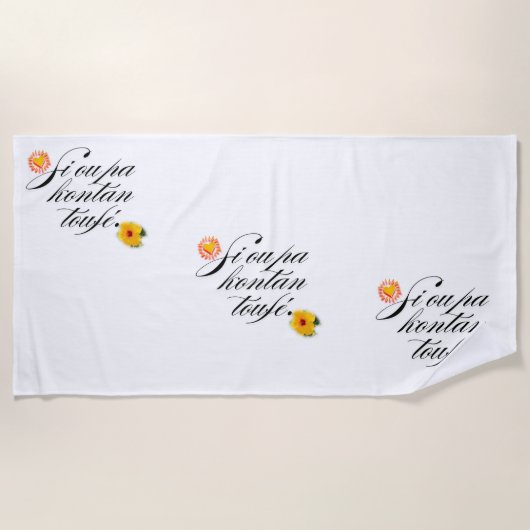 Deckung Strandtuch (Vorderseite)