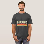 DECLAN Geschenkname Personalisiert Funny Retro T-Shirt (Vorne ganz)