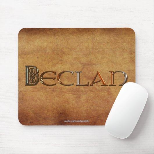 DECLAN Name Markenbezeichnung Personalisiertes Ges Mousepad (Mit Mouse)