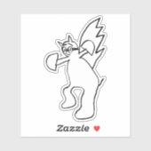 Declan's Cat Kid Aufkleber (Blatt)