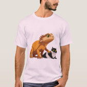 Declan's Cat & lizard T - Shirt (Vorderseite)