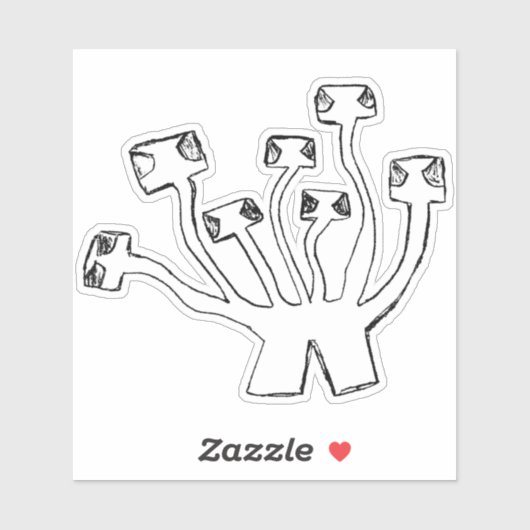 Declan's Hydra Aufkleber (Blatt)