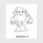 Declans Super Mecha Philly Aufkleber (Blatt)