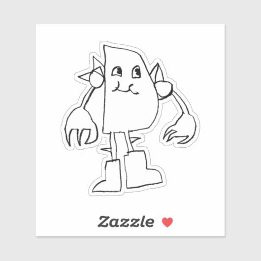 Declans Super Mecha Philly Aufkleber (Blatt)