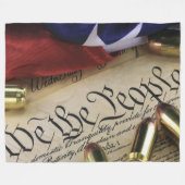 Declaration of Independence   Fleecedecke (Vorderseite (Horizontal))