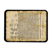 Declaration of Independence, Parchment  Magnet (Horizontal)