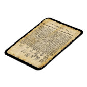Declaration of Independence, Parchment  Magnet (Linke Seite)