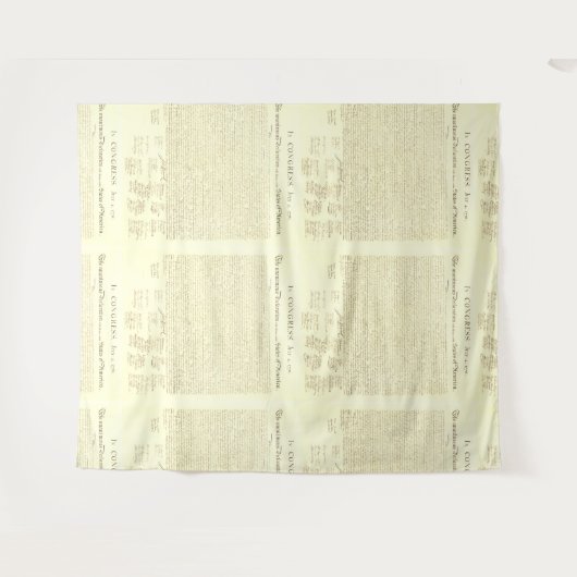 Declaration of Independence Pattern  Wandteppich (Vorderseite (Horizontal))