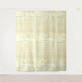 Declaration of Independence Pattern  Wandteppich (Vorderseite)