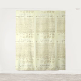 Declaration of Independence Pattern  Wandteppich