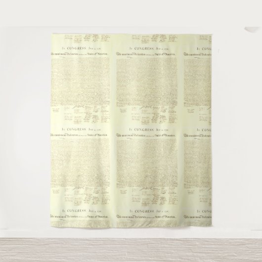 Declaration of Independence Pattern  Wandteppich (Vorderseite)