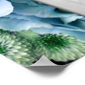 Declaration of Love Blue Picture Poster (Ecke)