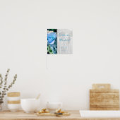 Declaration of Love Blue Picture Poster (Küche)