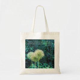 Declarations Images Allium Flowers tote bag Tragetasche