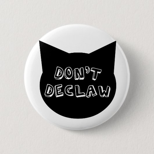 Declaw nicht button (Vorderseite)