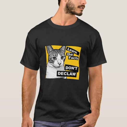 Declaw nicht das Shirt der Männer (Vorderseite)