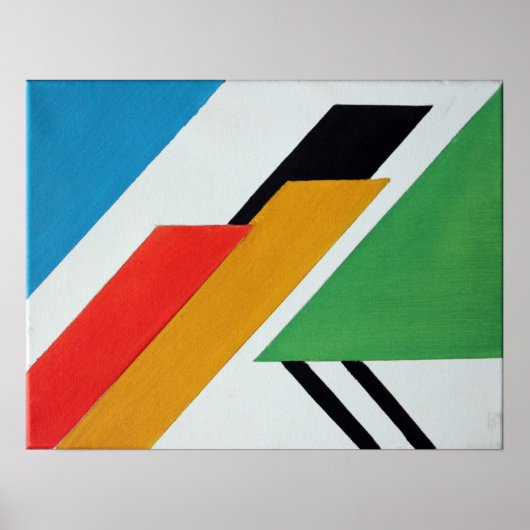 Decó - Abstract Geometrical Art Poster (Vorne)