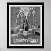 Deco Chauvet Freres Champagne Ad 16 x 20 Poster (Vorne)