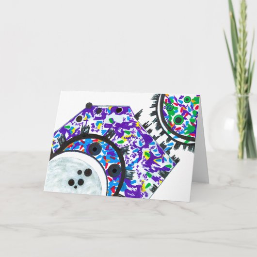 "Deco Cogs" Greeting Card Karte (Vorderseite)
