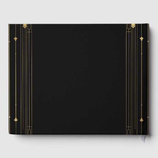 Déco Déco Gatsby Roaring 20's Wedding Gästebuch (Rückseite)