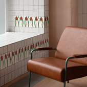 Deco degli Crocus Art Nouveau Art Deco Fliese