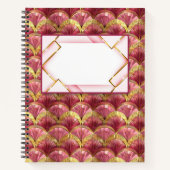 Deco Glamour neu interpretiert Notizblock (Vorderseite)