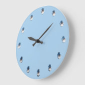 Deco Mirror Design Wall Clock Große Wanduhr (Winkel)