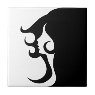 Deco Mod Frau Fliese