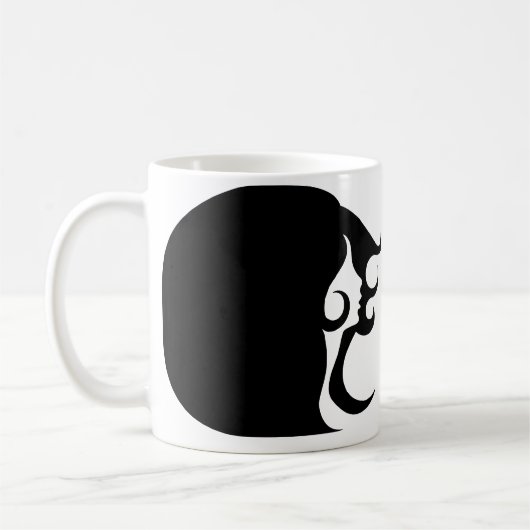 Deco Mod Frau Kaffeetasse (Links)