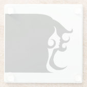 Deco Mod Frau Untersetzer (Rückseite)
