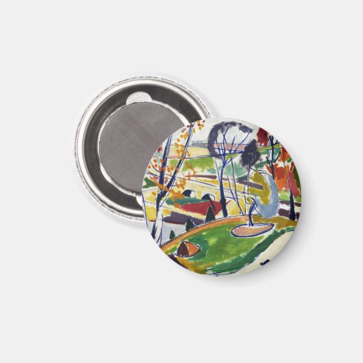 Deco Plat von Henry Lyman Sayen, Magnet (Vorderseite/Rückseite)