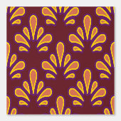 Deco Ploomf Gelb Tapete (Vorderseite)