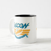 deco_rocket_gold zweifarbige tasse (Vorderseite Links)