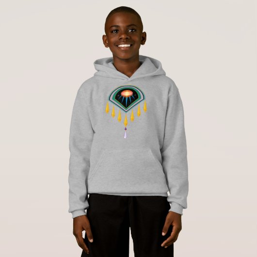 Deco Space Egg Kinder Unisex Pullover Hoodie (Vorne ganz)