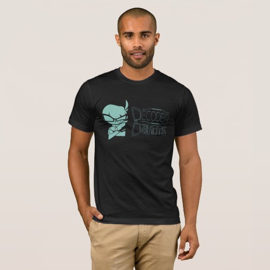 Decoder Dakota Logo [Schwarz] T - Shirt (Vorne ganz)