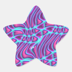 Decoglasie thermoplastisch: Stern-Aufkleber