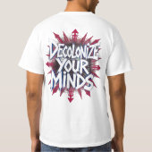 Decolonize Your Minds (Points) T-Shirt (Rückseite)