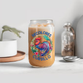 DeColores Cursillo Farbenfrohe Blumengestelle Dosenglas