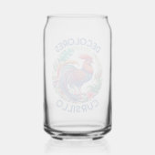 DeColores Cursillo Farbenfrohe Blumengestelle Dosenglas (Rückseite)